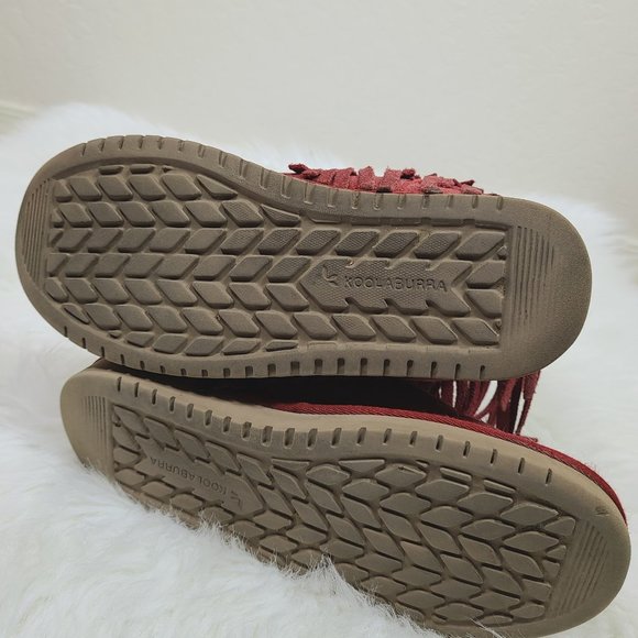 Koolaburra By Ugg Suede Tiered fringe Boots - Picture 9 of 13